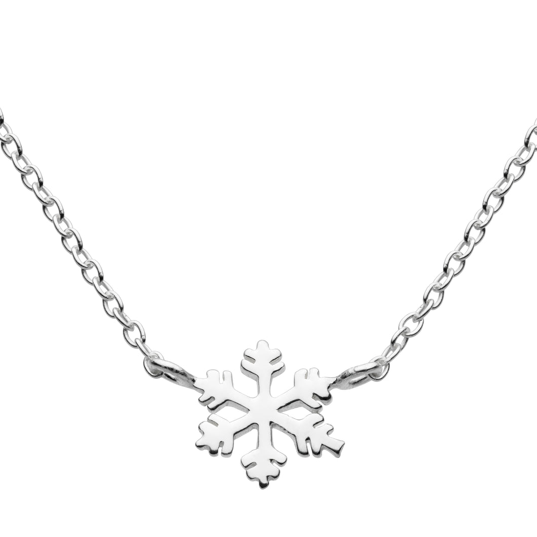 Silver Snowflake Necklace