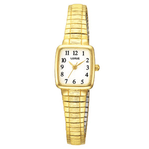 Lorus Ladies Gold Plated Expandable Watch