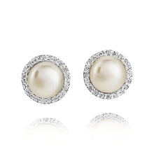 Load image into Gallery viewer, Jersey Pearl Amberley Cluster Earrings
