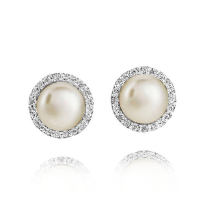 Jersey Pearl Amberley Cluster Earrings