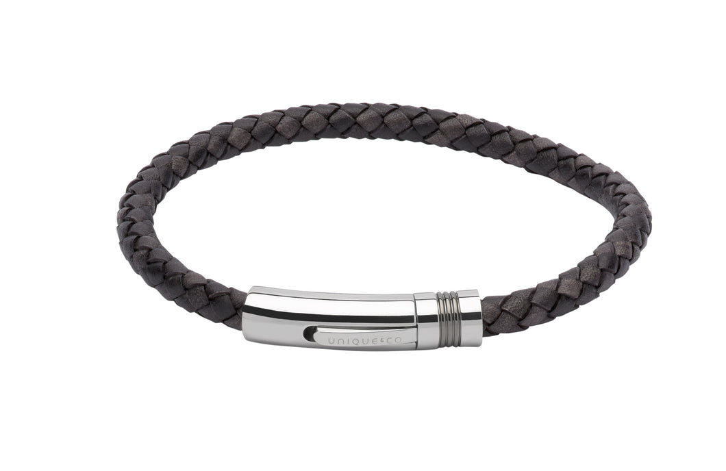 Black Leather Bracelet
