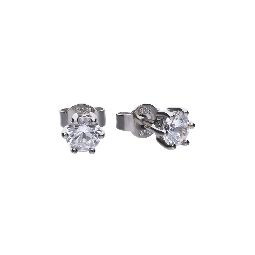 Diamonfire 0.50ct Cubic Zirconia Sterling Silver Studs