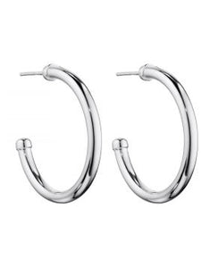 Silver Large Hoop Earrings
