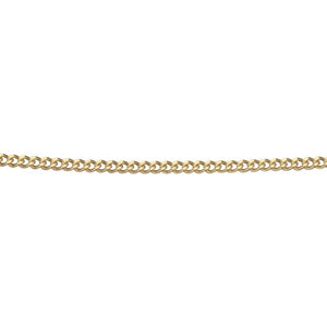 9ct Gold Garnet Celtic Style Pendant & Chain