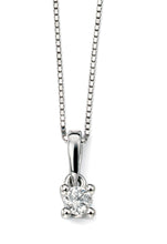 Load image into Gallery viewer, 9ct White Gold Diamond Solitaire Pendant 0.15ct
