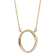 Load image into Gallery viewer, 9ct Gold Open Abstract Circle Necklet
