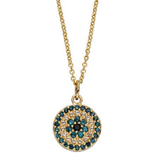Load image into Gallery viewer, 9ct Gold &#39;Evil-eye&#39; Pendant
