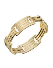 Load image into Gallery viewer, 9ct Gold Column Bar Band Ring
