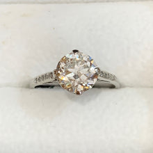 Load image into Gallery viewer, Secondhand Antique 1.5ct Diamond Solitaire Ring

