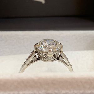 Secondhand Antique 1.5ct Diamond Solitaire Ring