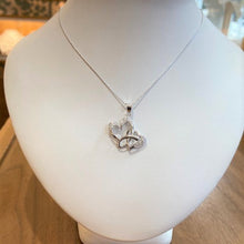 Load image into Gallery viewer, Secondhand Cubic Zirconia Heart Necklace
