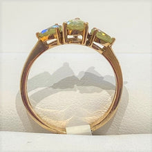 Load image into Gallery viewer, Secondhand Peridot Trilogy Ring
