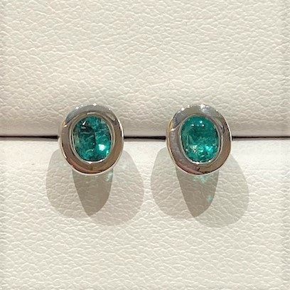 Secondhand Emerald Earrings