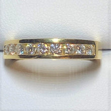Load image into Gallery viewer, Secondhand Diamond Channel Set Half Eternity Ring
