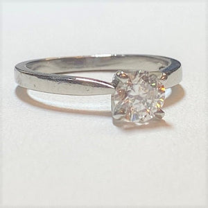Secondhand Platinum Single Stone Diamond Ring