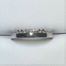 Load image into Gallery viewer, Platinum and Diamond Half and Half Ring
