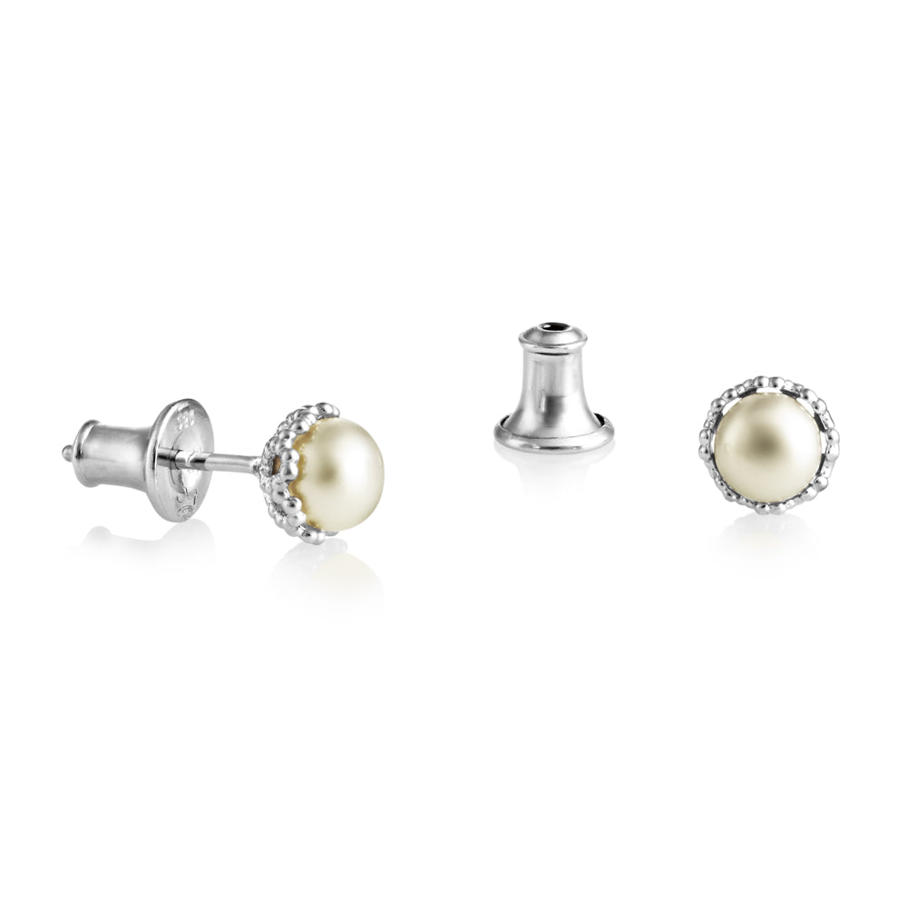 Jersey Pearl Emma Kate Stud Earrings Plants The Jewellers