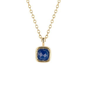 D for Diamond Birthstone Necklaces - Gold Plated