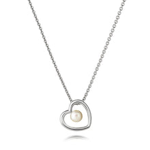Load image into Gallery viewer, Jersey Pearl Kimberley Selwood Heart Necklace

