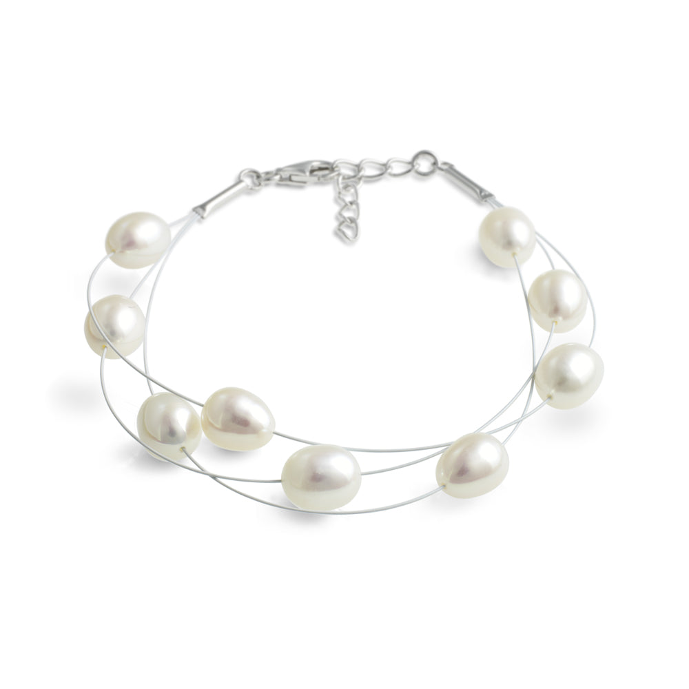 Jersey Pearl Freshwater Pearl Layered Bracelet