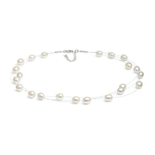 Load image into Gallery viewer, Jersey Pearl Dew Drop Layered Necklace
