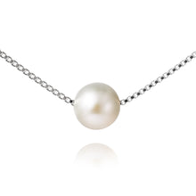 Load image into Gallery viewer, Jersey Pearl Single Sliding Freshwater Pearl Necklace
