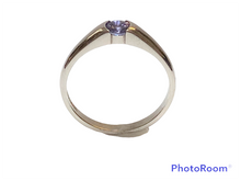 Load image into Gallery viewer, 18ct White Gold Tanzanite Single Stone Ring
