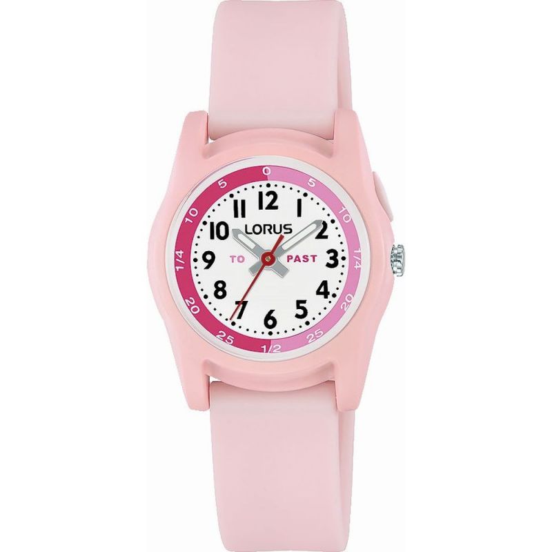 Lorus Time Teach watch in Pink