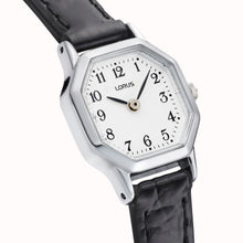 Load image into Gallery viewer, Lorus Ladies Stainless Steel Watch With Black Strap
