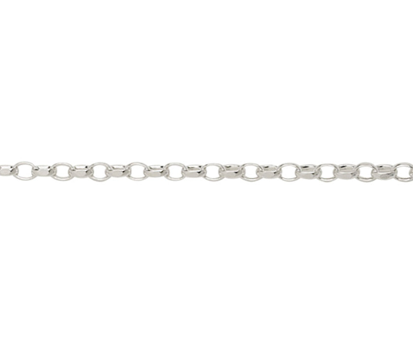 Sterling Silver Oval Belcher Bracelet