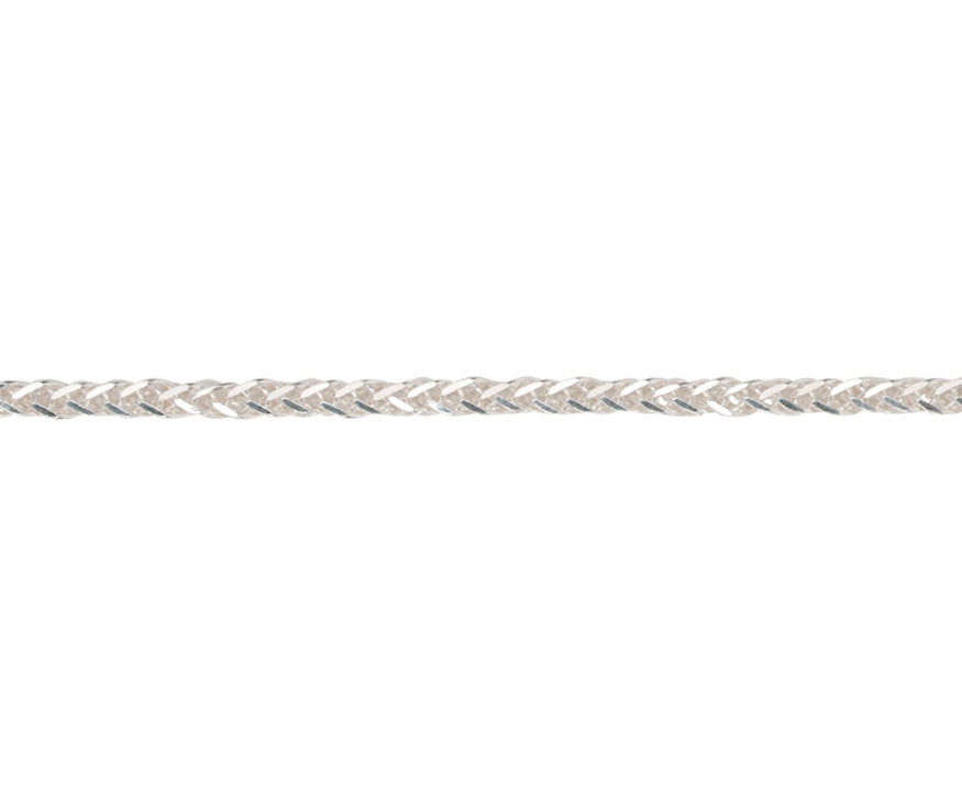 Silver Filed Spiga Chain Bracelet 7