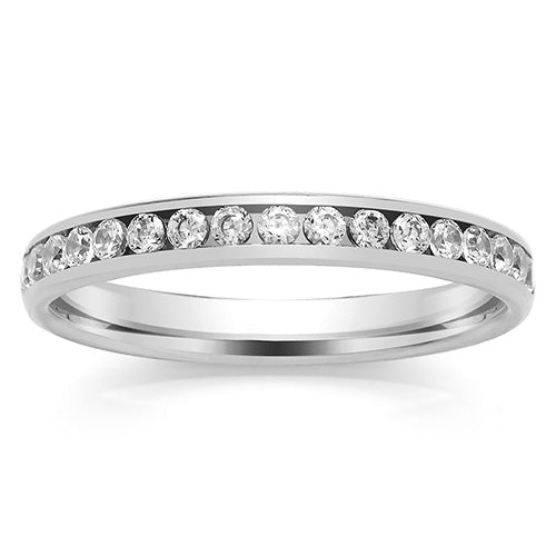 Platinum Eternity Ring - Channel Set 0.33ct