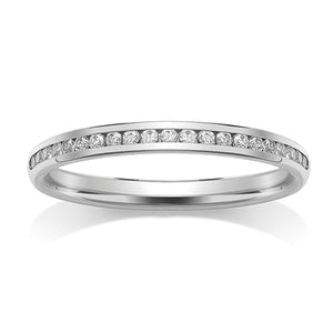 Platinum Eternity Ring - Channel Set 0.25ct