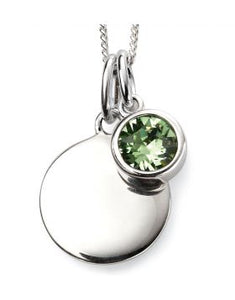 August Birthstone Necklace