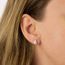 Load image into Gallery viewer, Diamonfire Tear Drop Cubic Zirconia Studs

