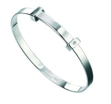 Load image into Gallery viewer, D for Diamond Plain Diamond Set Bangle
