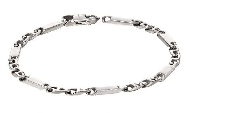 Steel Bar link Bracelet