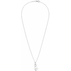 Calvin Klein Jazz Stainless Steel Pearl Necklace