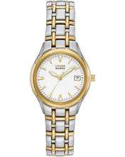 Load image into Gallery viewer, Citize Ladies Eco Drive Two Tone Bracelet Watch With Feature Date
