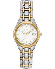 Load image into Gallery viewer, Citize Ladies Eco Drive Two Tone Bracelet Watch With Feature Date
