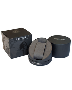 Citizen Gents Eco Drive Watch With Black Leather Strap
