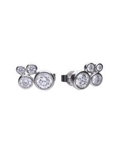 Diamonfire Cubic Zirconia Bubble Stud Earrings