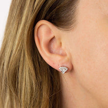 Load image into Gallery viewer, Diamonfire Cubic Zirconia Diamond Shape Stud Earrings

