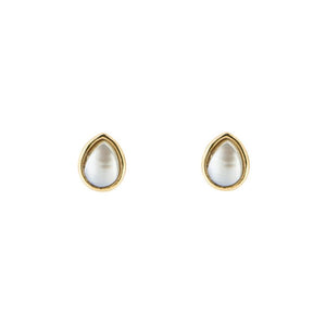 Silver Birthstone Earrings - Gold Plated