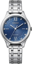 Load image into Gallery viewer, Citizen Eco-Drive Ladies Bracelet Watch - Blue Dial
