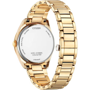 Citizen Ladies Arezzo Eco Drive Rose Gold Plated Watch