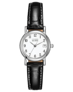 Ladies Citizen Watch - Eco Drive Classic Black Strap