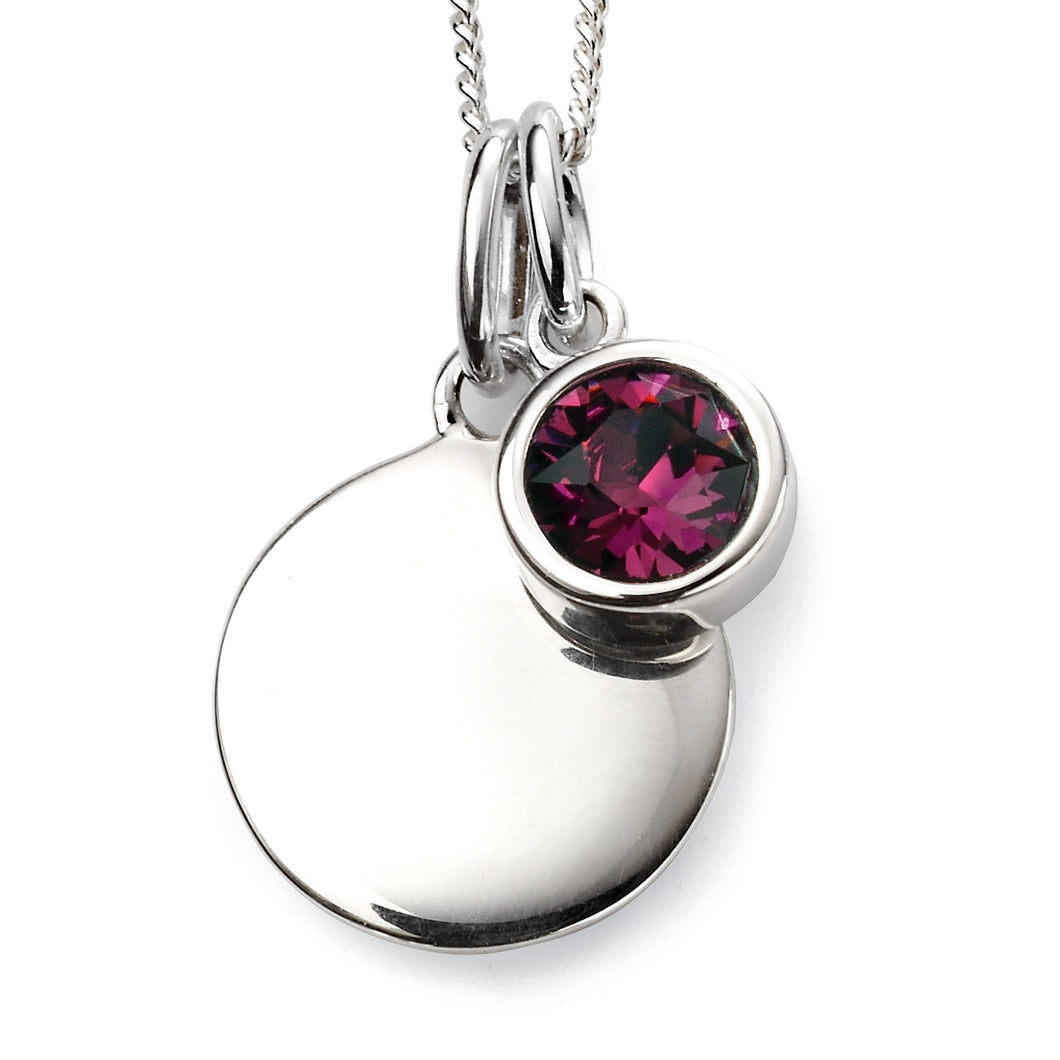 February Birthstone Necklace