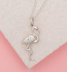 Lily Charmed Flamingo Necklace