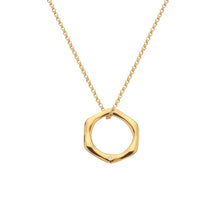 Load image into Gallery viewer, Hot Diamonds Gold Edit Gold Plated Fluid Pendant
